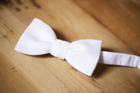 White bow-tie